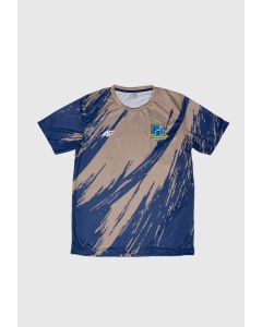 4F x PUFC FANWEAR SHIRT AmberGold-Navy-Blue color 