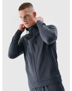 เสื้อแจ็คเก็ตมีฮู้ดสีเทาสำหรับผู้ชาย 4F รุ่น 4F SWEATSHIRT FNK M512 ANTHRACITE MELANGE COLOR MEN'S