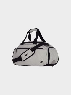 กระเป๋าใส่อุปกรณ์กีฬา (25 ลิตร) พร้อมช่องใส่รองเท้า - สีเทา รุ่น 4F Training Bag U015-Sports bag (25 L) with shoe pocket - gray color Unisex's