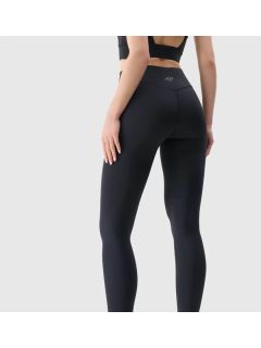 กางเกงเลกกิ้งรัดรูปสีดำ 4F รุ่น TIGHTS FNK F307 DEEP BLACK COLOR WOMEN'S