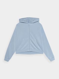 4F SWEATSHIRT F1002 LIGHT BLUE color Women's