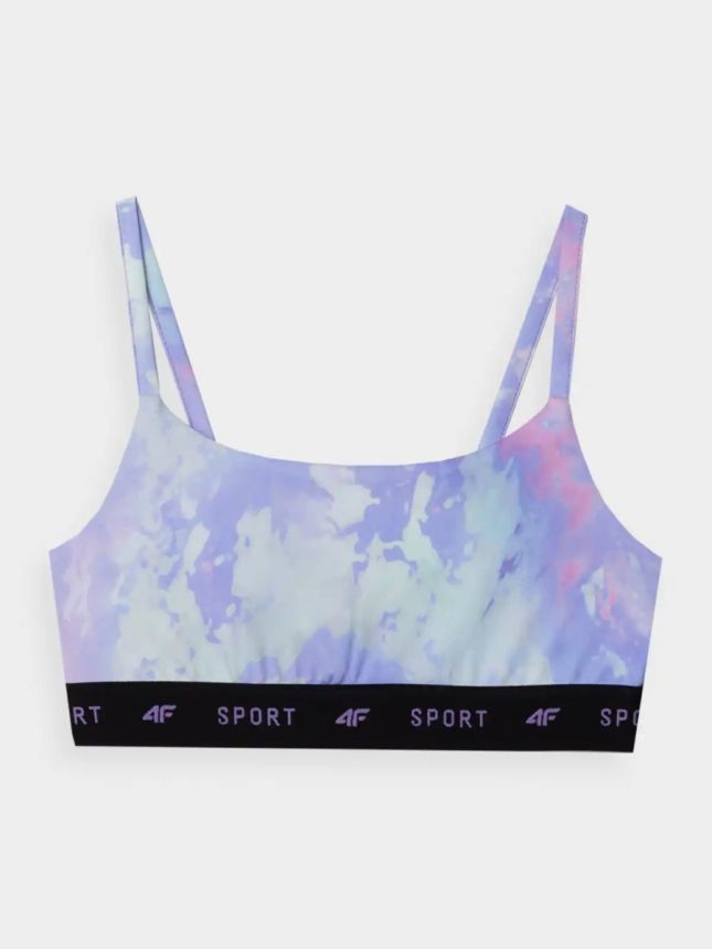 SPORT BRA F113 LIGHT VIOLET ALLOVER