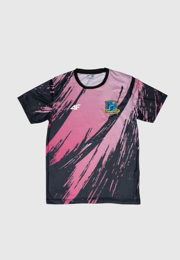 4F x PUFC FANWEAR SHIRT Black-Pink color 