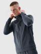เสื้อแจ็คเก็ตมีฮู้ดสีเทาสำหรับผู้ชาย 4F รุ่น 4F SWEATSHIRT FNK M512 ANTHRACITE MELANGE COLOR MEN'S