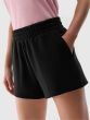 กางเกงขาสั้นผู้หญิงสีดำ 4F  รุ่น SHORTS CAS F542 DEEP BLACK COLOR WOMEN'S