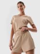 การเกงขาสั้นผู้หญิงสีเบจ 4F รุ่น SHORTS CAS F542 BEIGE COLOR WOMEN'S