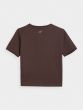 เสื้อยืดคอกลม 4F รุ่น TSHIRT F0879 BROWN