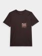 4F MEN'S TSHIRT M1284 DARK BROWN
