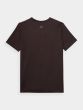 4F MEN'S TSHIRT M1284 DARK BROWN