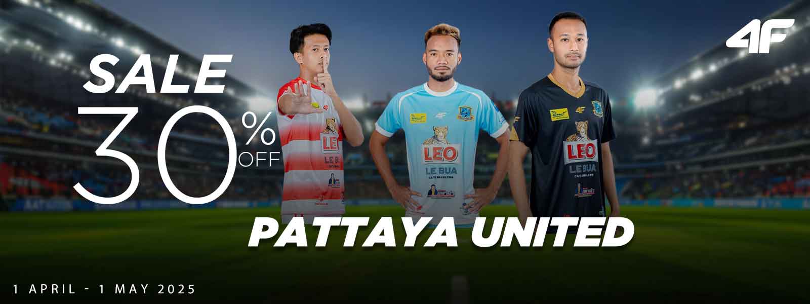 4F PATTAYA UNITED JERSEYS