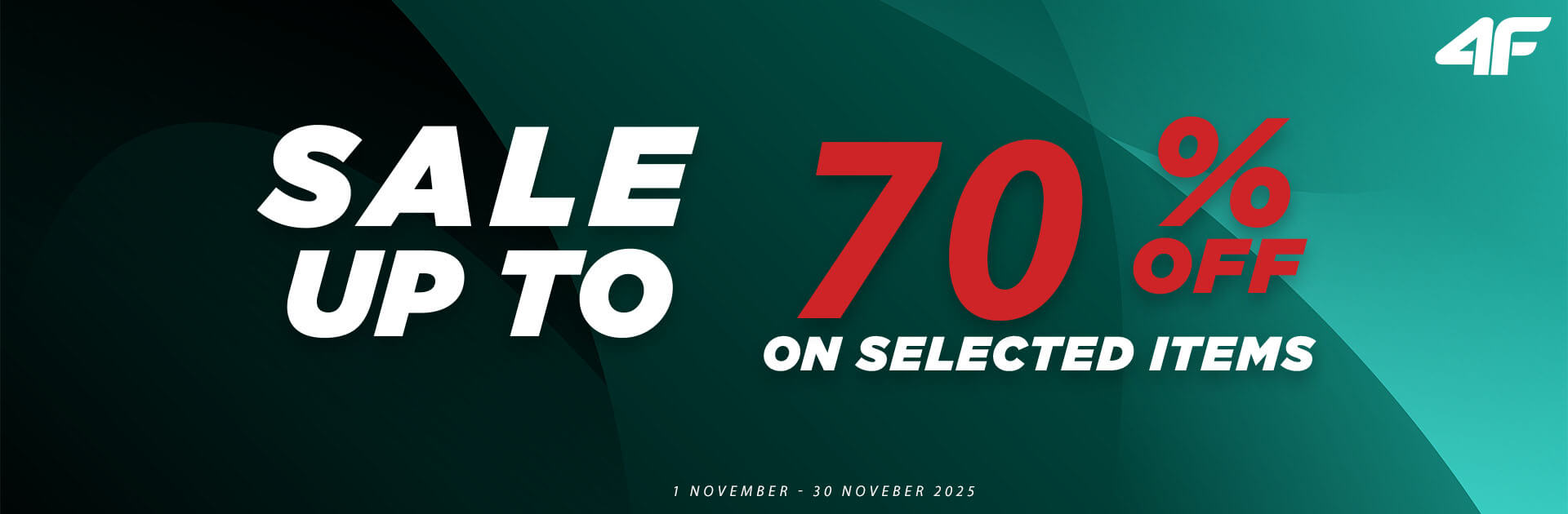4F SALE 70% OFF